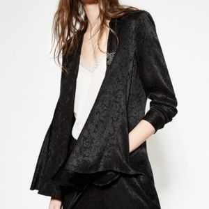 The Kooples satiny black jacket